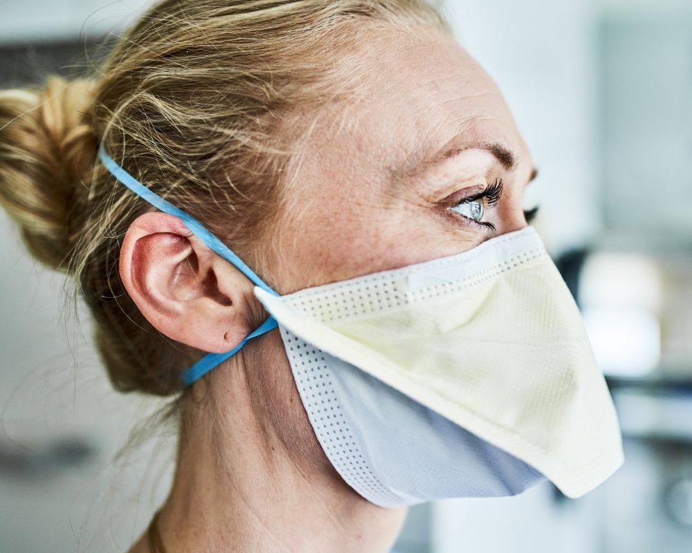 Nurse wearing PPE